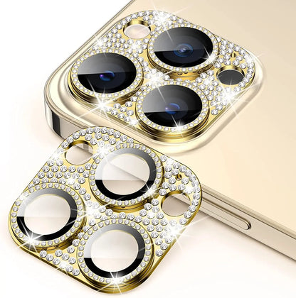 Diamond Camera Lens Protector For IPhone 16 13 12 11 Pro Max Mini Metal Lens Protection For IPhone 15 14 Pro Max 16 Plus Glasses