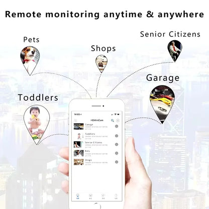 XD Mini Camera Full HD 4K WiFi Night Vision Remote Security Monitoring Home Protection Waterproof Video Recorder