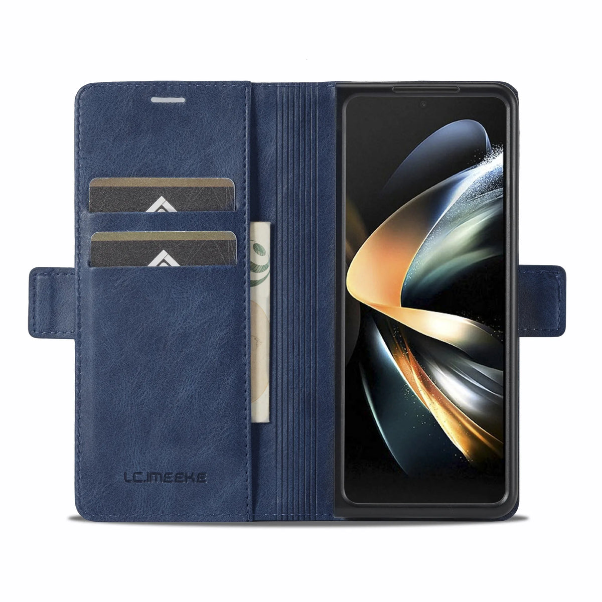 Business Leather Case For Samsung Galaxy Z Fold 8 Ultra 7 6 5 4 3  Z Fold7 Magnetic Flip Protective Card Solt Wallet Phone Cover