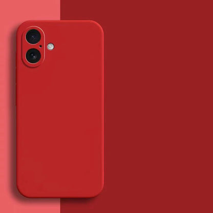 Liquid Silicone Phone Case for iphone 16 17 7 8 SE X XR Xs Max 11 12 13 mini 14 15 16 Plus 17 Pro Max 16e 17e Shockproof Cover
