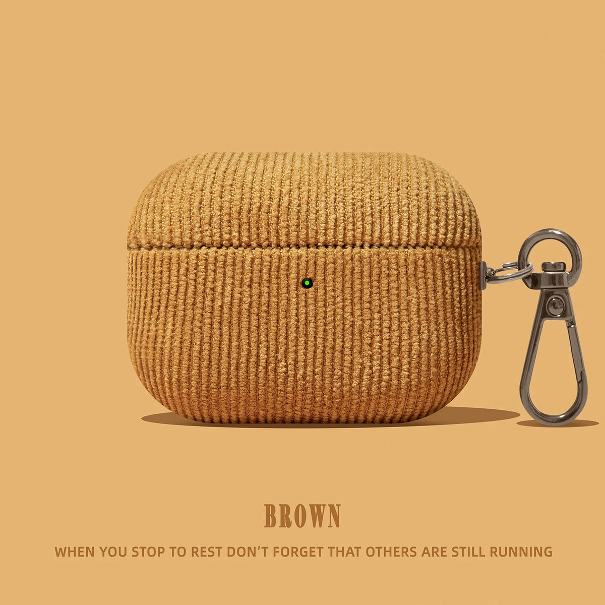 Matte Corduroy Fabric Hook Earphone Case For Apple Airpods 1 2 3 4 Pro 3 2 Wireless Bluetooth Earphone Anti Scratch Cover  ﻿
