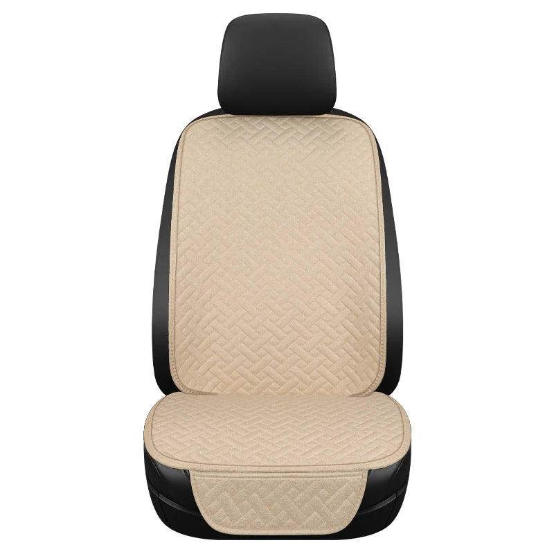 Car Seat Cushion, All Season Universal Linen, Driver's Seat Cover, Small Waist, Single Piece Three Piece Set, Half Pack