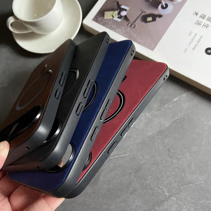 Luxury Business Leather Phone Case For Google Pixel 11 10 9 8 7 Pro XL 8A 7A For Magsafe Magnetic Wireless Charger Protect Cover