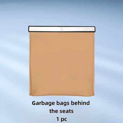 DENZA D9 Garbage Bag Leather Magnetic Can Rear Seat Hanging car Storage Modified Accessories BYD N9 Z9 Z9GT