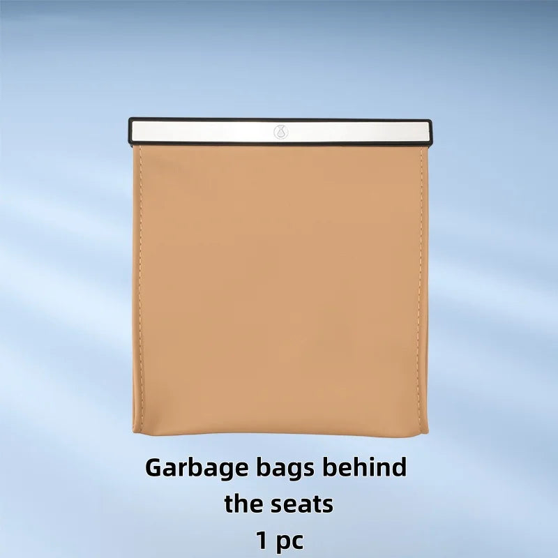 DENZA D9 Garbage Bag Leather Magnetic Can Rear Seat Hanging car Storage Modified Accessories BYD N9 Z9 Z9GT