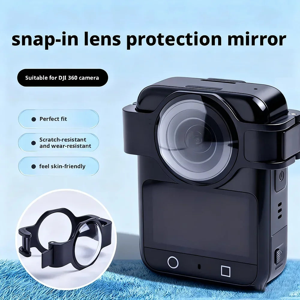 For DJI OSMO360 Optical Plastic Lens Protector Anti Scratch Camera Lens Protection Cover