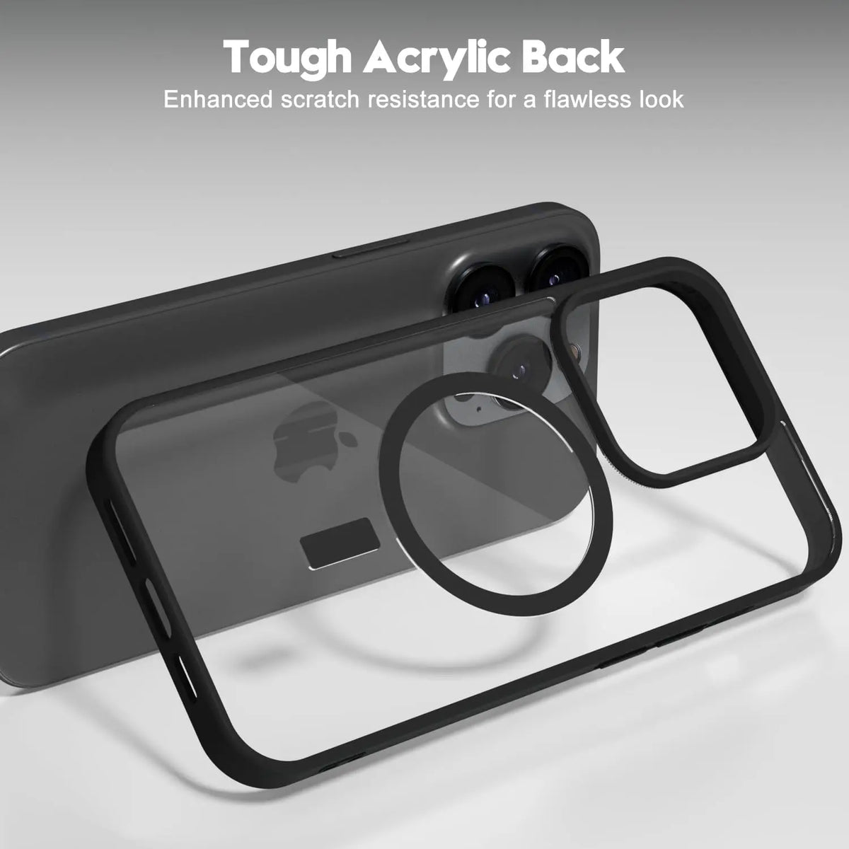 Not Yellowing Case For Magsafe Mag Safe iPhone 16 Pro Max 15 Plus 14 13 Mini 12 11 SE 2022 2020 8 16Pro Hybird Cover Accessories