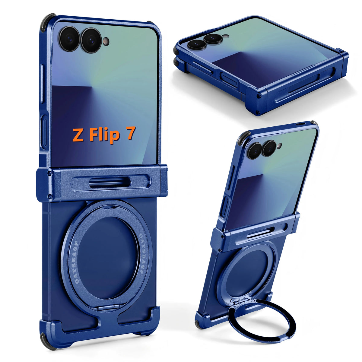 Eary for Samsung Galaxy Z Flip 8 7 6 Case for MagSafe 360° Rotatable Magnetic Kickstand Ultra-Thin Shockproof Protective Cover