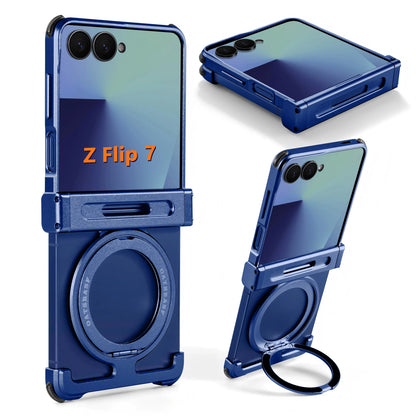Eary for Samsung Galaxy Z Flip 8 7 6 Case for MagSafe 360° Rotatable Magnetic Kickstand Ultra-Thin Shockproof Protective Cover