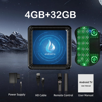 Q17 Smart TV Box Android 16 Bluetooth6.0 Allwinner H313 Quad Core 8K Ultra HD 8GB+256GB Google Netflix Media Player Set Top Box