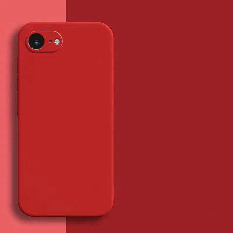 Liquid Silicone Phone Case for iphone 16 17 7 8 SE X XR Xs Max 11 12 13 mini 14 15 16 Plus 17 Pro Max 16e 17e Shockproof Cover