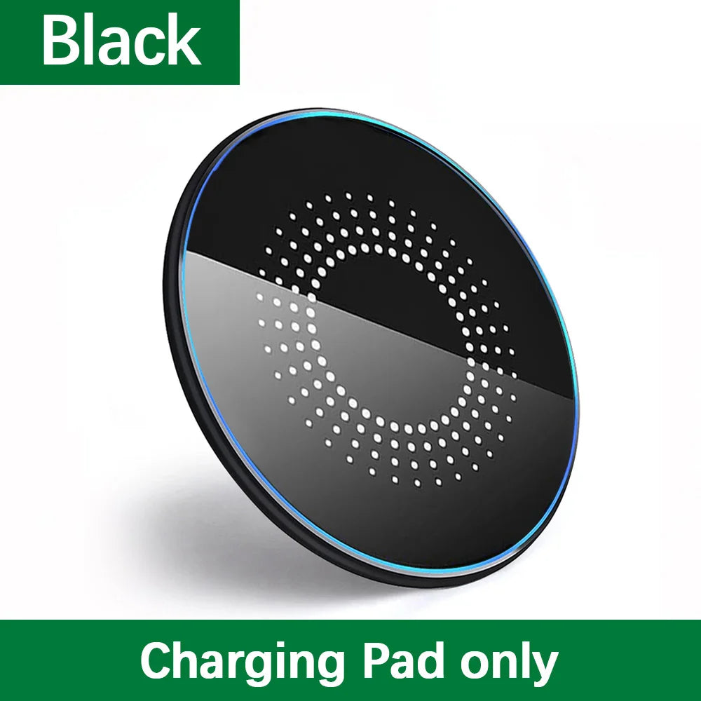 Universal Wireless Charger for Apple iPhone 17/16/15 Pro Max Samsung Galaxy S22/S21 Huawei Xiaomi Google Pixel - Compatible