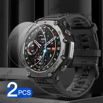 9H Hardness Tempered Glass for Amazfit T-Rex 3 Screen Protector Tempered Glass Anti-scratch Film for Amazfit TRex 3 Accessories