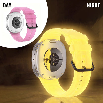 Luminous Silicone Band For Samsung Galaxy Watch9 40mm 44mm Smart Watch Strap Bracelet for Galaxy Watch 8 40mm 44mm Classic 46mm