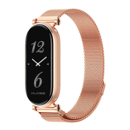 Mi Band 10 9 8 Strap Metal Smart Bracelet Milanese Girls Women Small Wrist Band For Xiaomi Mi Band 8 9 Smart Watch