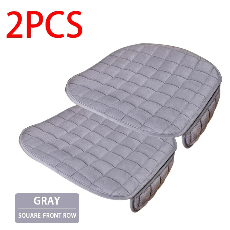 SEAMETAL Soft Car Seat Cover Skin-Friendly Plush Automotive Seat Cushion Anti Slip Auto Seat Protector Universal for Sedan Suv