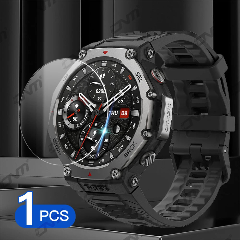 9H Hardness Tempered Glass for Amazfit T-Rex 3 Screen Protector Tempered Glass Anti-scratch Film for Amazfit TRex 3 Accessories