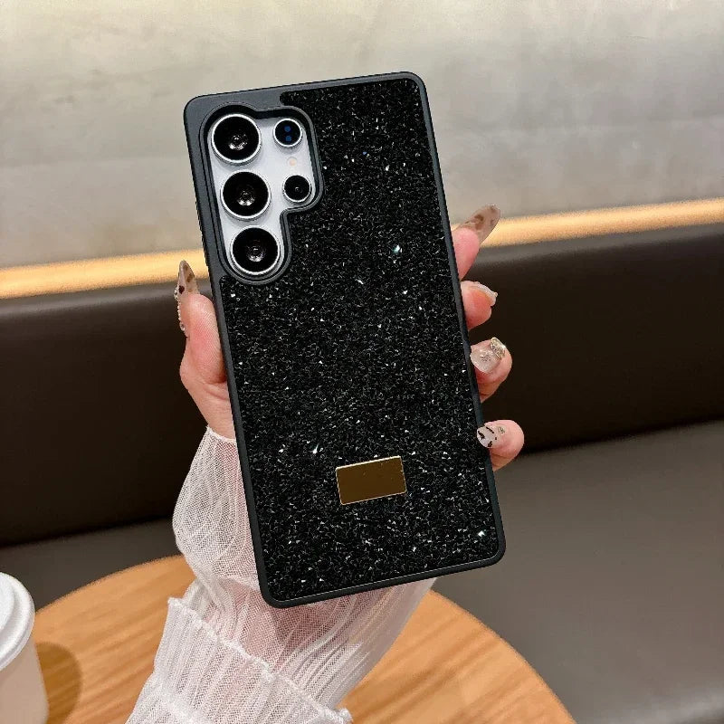 Trend Bling Glitter Diamond Case for Samsung Galaxy S26 S25 S24 S23 Plus Ultra Rhinestone Shockproof Hard Back Protective Cover
