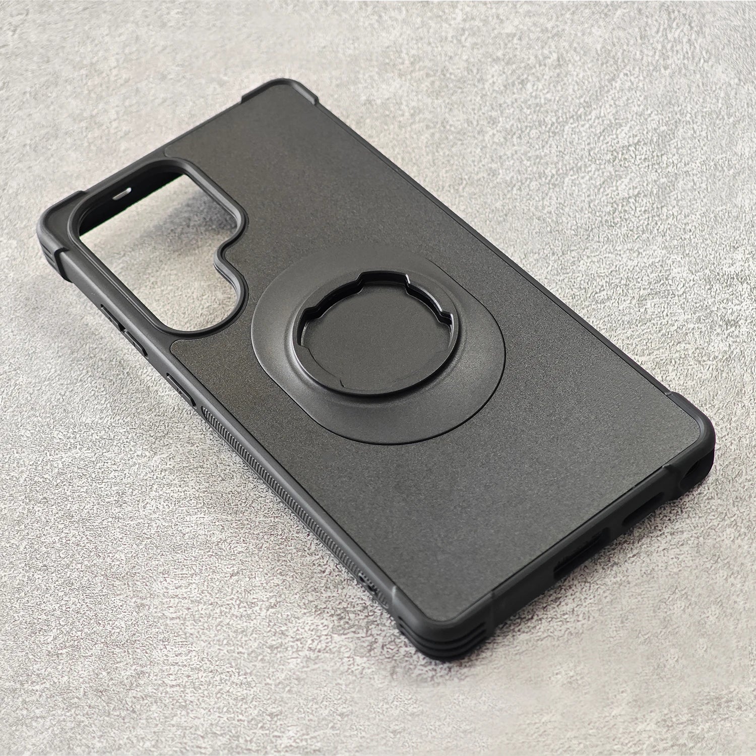 Shockproof Case for Samsung Galaxy S24/S25/S26 U/Plus Ultra fit Quad-style Motorcycle/Bike Holder/Car Mount with Lock-in Design