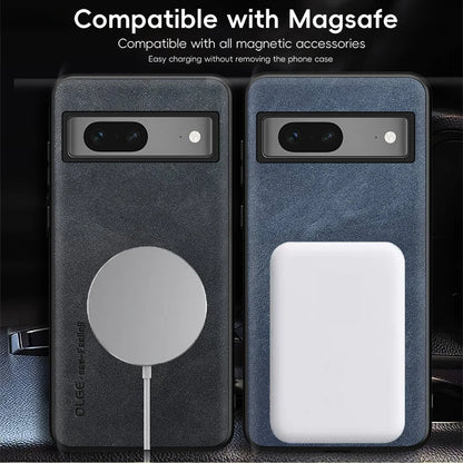 Magnetic Retro Leather Soft Case For Google Pixel 7 Pro 7A Pixel7 Pro Google7A Wireless Charging Phone Case Cover