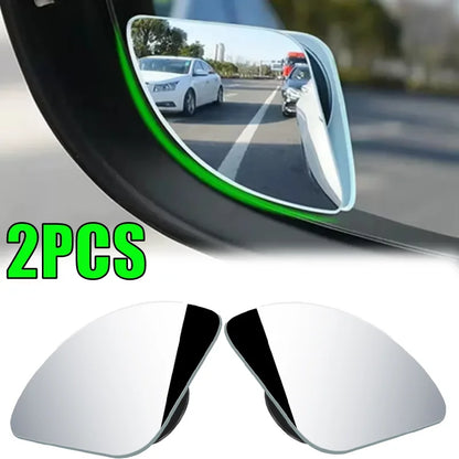 SEAMETAL 2PCS Upgrade Car Rearview Mirror Wide-angle Blind Spot Car Auxiliary Rearview Convex HD Mirrors for Car Accessories
