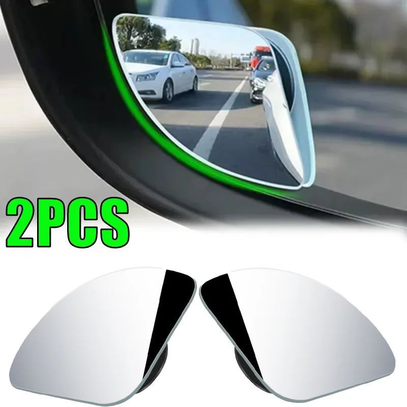 SEAMETAL 2PCS Upgrade Car Rearview Mirror Wide-angle Blind Spot Car Auxiliary Rearview Convex HD Mirrors for Car Accessories