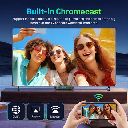 TV Stick TV98 ATV Mini Android 14.0 Quad Core 2G 16G Support 8K 4K HDR10+ 4G 5G Dual Wifi BT5.0 Media Player Voice Remote Smart