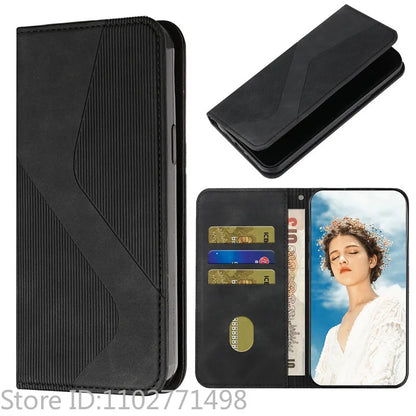 S10+ Luxury Wallet Flip Cover Phone Case For Samsung Galaxy S10E S10 Plus Lite G973F Magnetic Shockproof Leather Cases Fundas