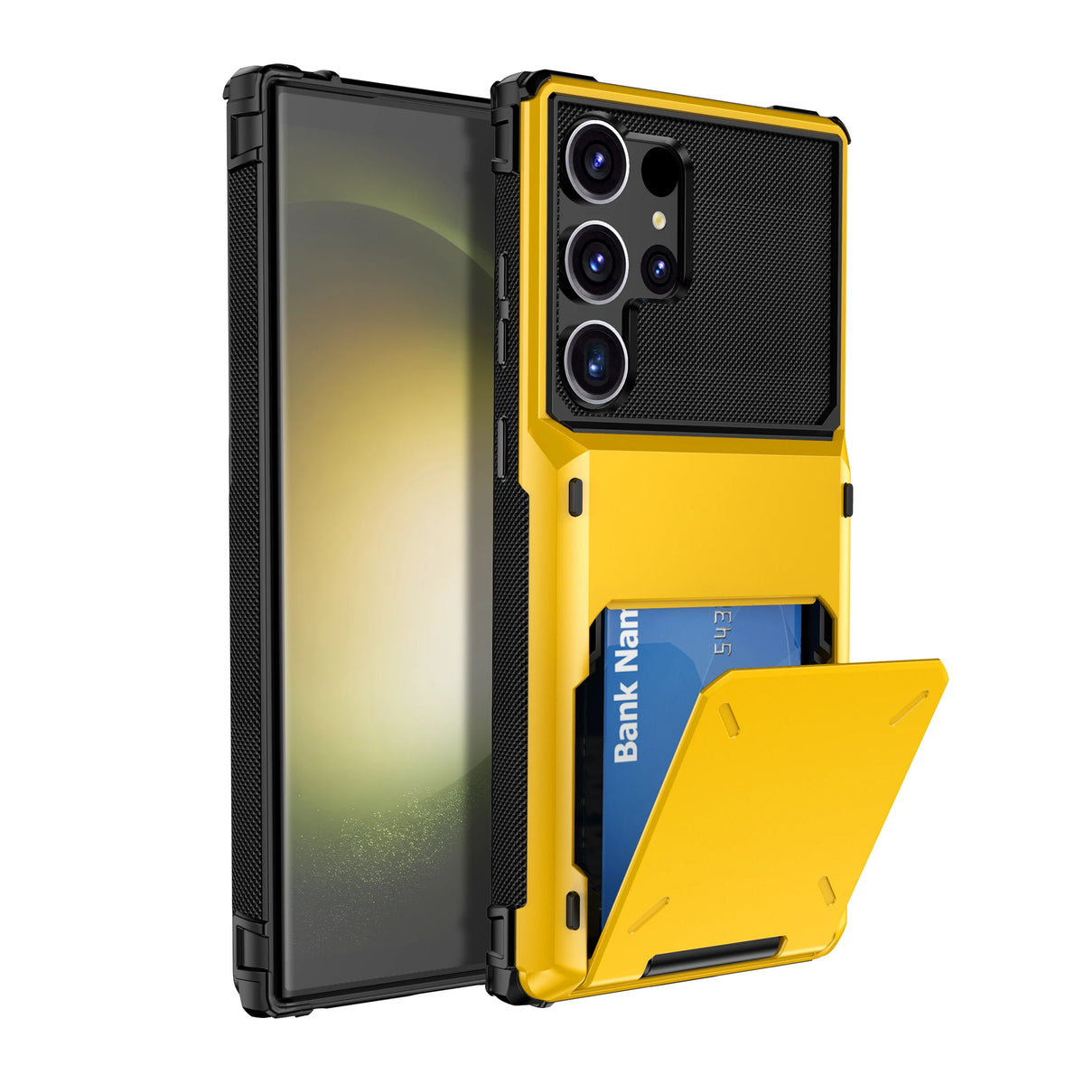 Flip Cards Solt Wallet PC Case For Samsung Galaxy S24 Ultra S23 Plus S22 S21 A15 A25 A35 A55 5G A16 A06 Armor Funda Stand Cover