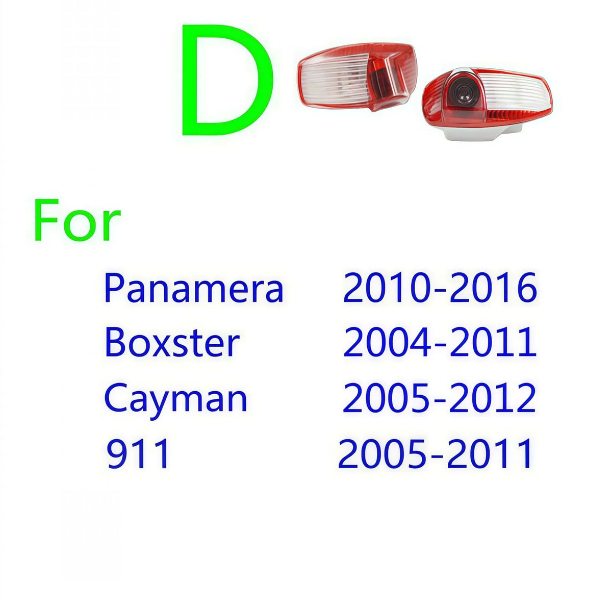 HD LED Car Door Light Projector Lights For Porsche Macan S 95B Tayan 987 911 Panamera 970 971 Cayenne 957 958 718 Boxster Cayman