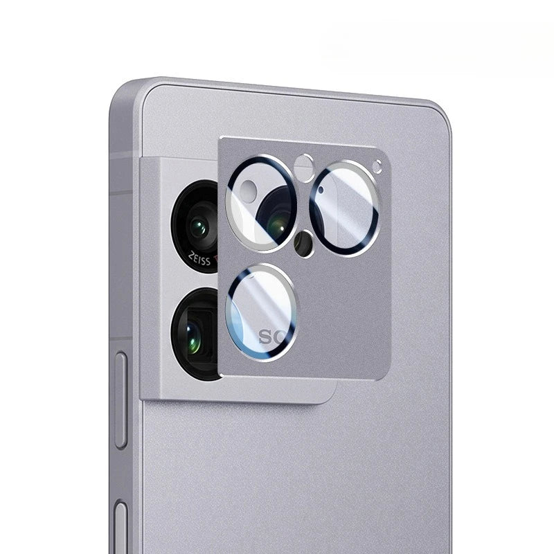 For Sony Xperia 1 VIII 8th Metal Camera Bezel Protector For Sony Xperia1-VIII Camshield Armor Lens Glass Film Cover Sticker