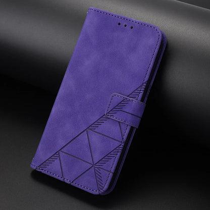 Skin Feel Line Flip Wallet Leather Case For Samsung Galaxy S26 S25 S24 S23 S22 S21 S20 Ultra S25 FE Plus Edge Card Slots Cover