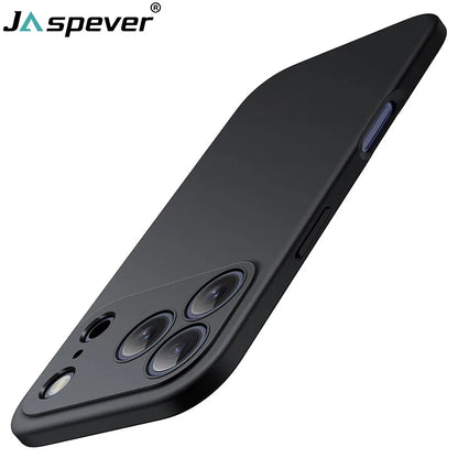 Square Black Matte Soft Case For iPhone 17 Air 17e 16 16e 15 14 Plus 13 12 Mini 11 Pro Max Silicone Frosted Cover Shell 17ProMax