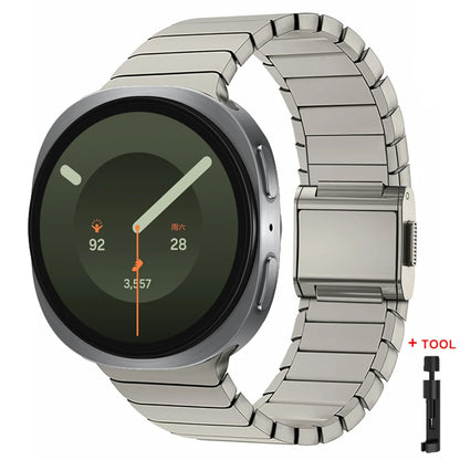 Titanium Strap for Samsung Galaxy Watch 9 8 40mm 44mm 8Classic 46mm Magnetic Band for Galaxy Watch 9 8 Stainless Steel Bracelet