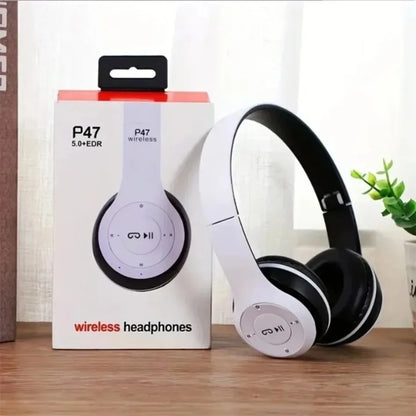 Bluetooth 5.0 Headphones Foldable Wireless Gaming Sports Headset HiFi Sound Over-ear for Huawei Xiaomi Apple Phone PC Tablet