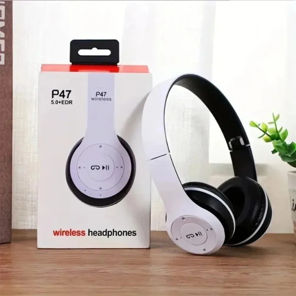 Bluetooth 5.0 Headphones Foldable Wireless Gaming Sports Headset HiFi Sound Over-ear for Huawei Xiaomi Apple Phone PC Tablet