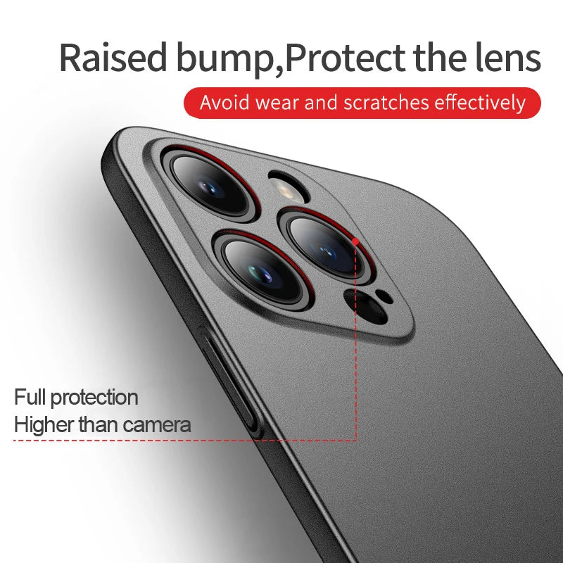 For iPhone 17 16 17e 16e 15 14 13 12 Pro Max ZROTEVE Slim Matte Hard PC Cover For iPhone16 Plus iPhone15 iPhone17 Air Phone Case