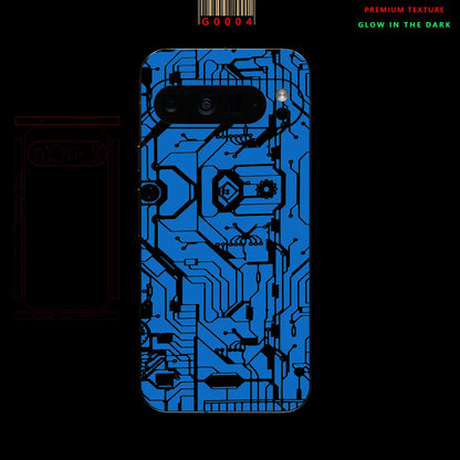 Luminous Back Skin Sticker For Googel Pixel 10 9 8 7 Pro 8A Glowing at Night For Google Pixel 9 Pro XL Back Film