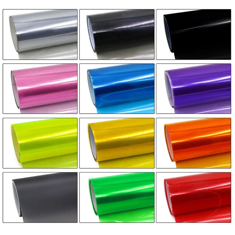 30x60cm PVC Car Headlight Lamp Film Fog Lamp Taillight Sticker Vinyl Film Sticker Auto Lamp Styling Wrap Film Car Accessories