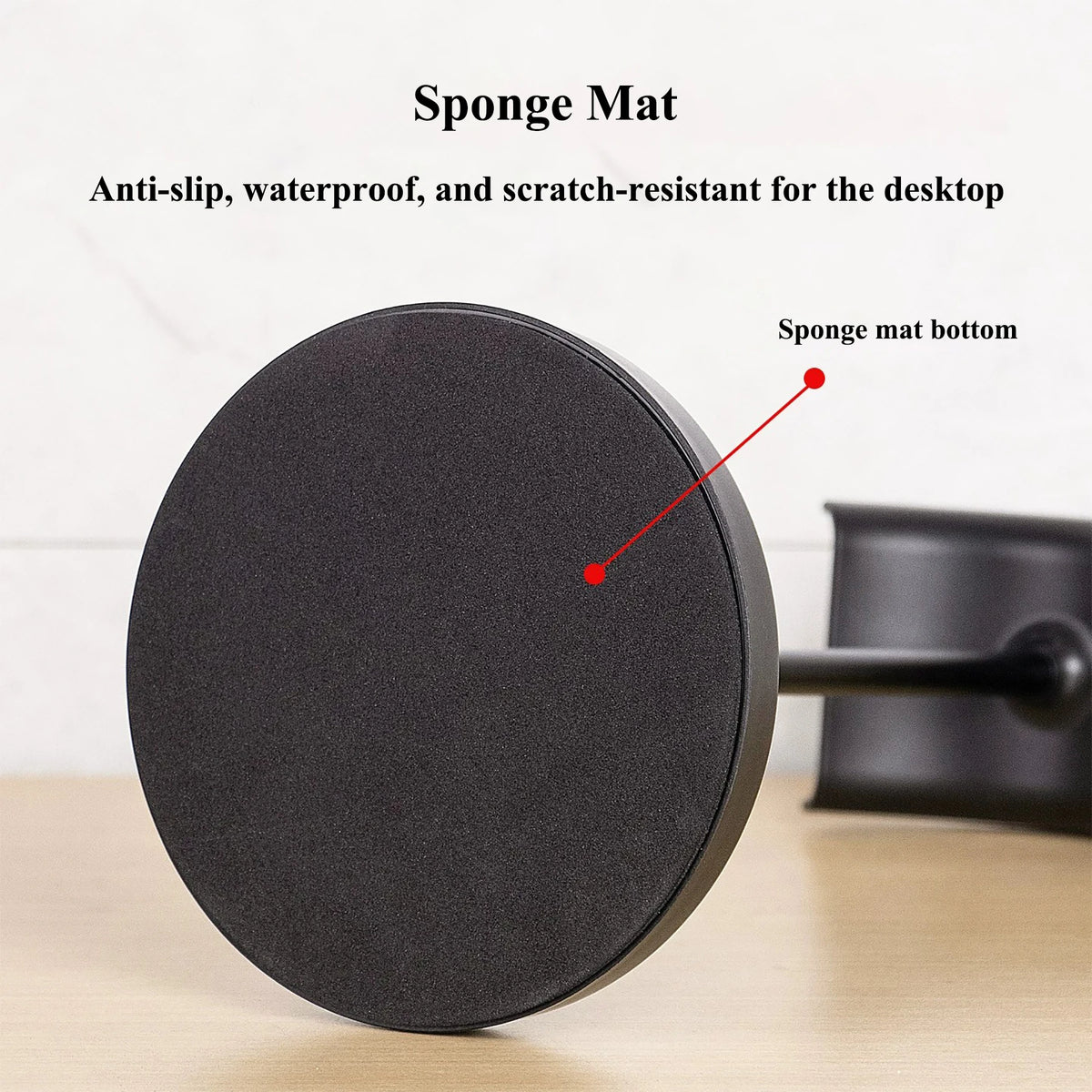 Headphone Stand Desk Headset Holder Universal Headphone Support Aluminium Alloy ABS Material Weighted Base Black White Stand