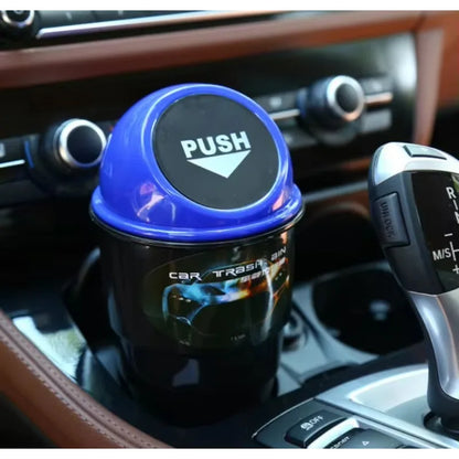 Car Trash Can Car Door Seat Back Garbage Storage Fashion Creative Water Cup Holder Storage Bucket