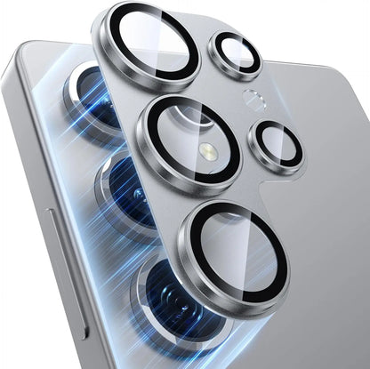Metal Ring Glass Camera Lens Protector for Samsung Galaxy S26 S25 Ultra S24 S23 Plus S26Ultra S26Plus S26+ Camera Screen Cover