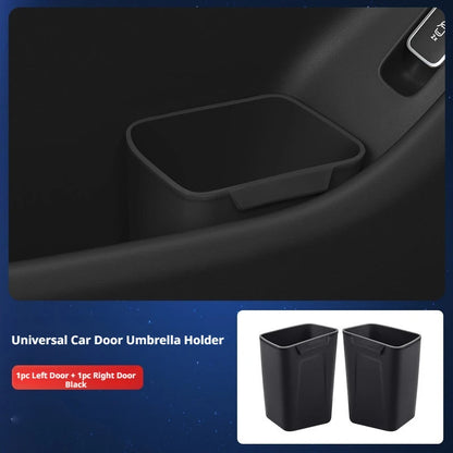BLALION Silicone Car Door Storage Box Trash Can Multifunctional Auto Door Storage Bucket Umbrella Organizer for Car Accessories