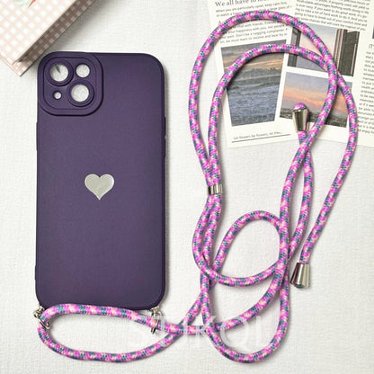 Neck Lanyard Strap Cord Chain Case For Samsung Galaxy S20 Ultra S7 S8 S9 S10 Plus Note 10 Lite Note 8 9 10 plus 20 Ultra  Cover