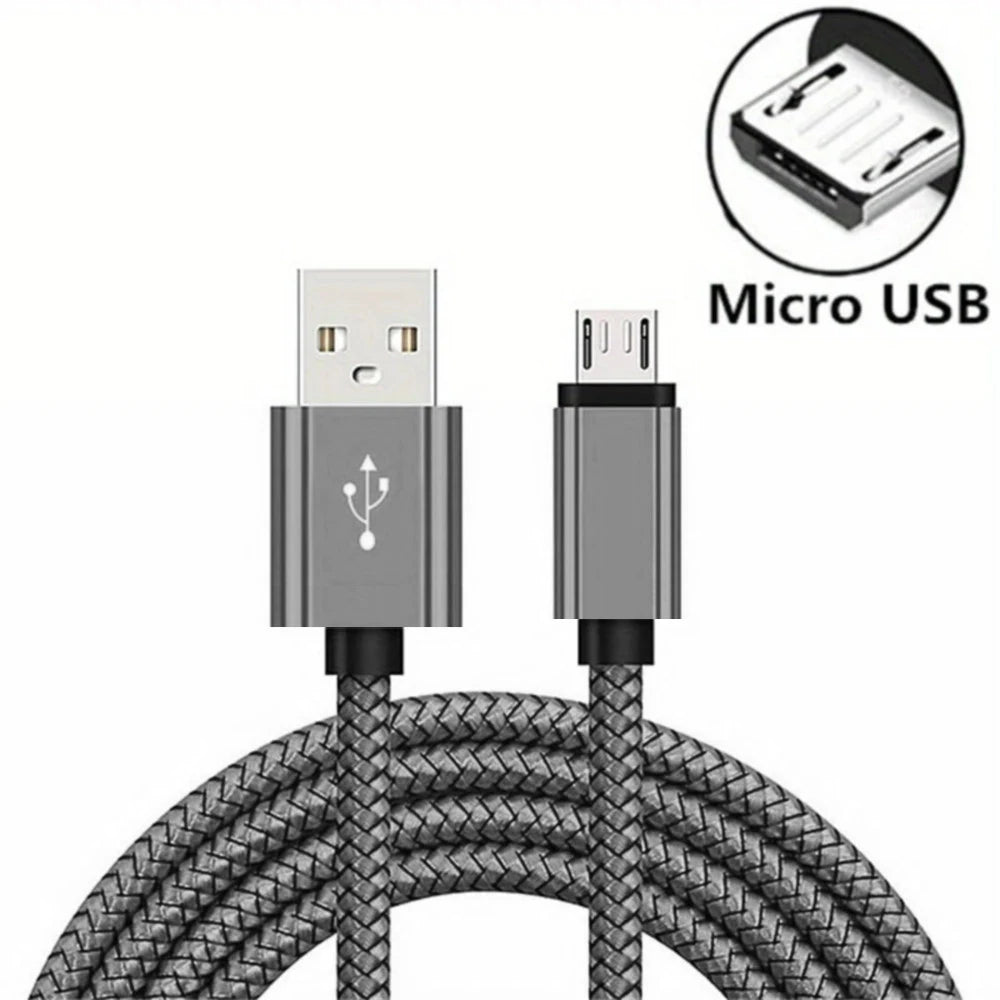 USB A Micro Cable Fast Charging Wire Mobile Phone Line USB Adapter Cable Cord For Samsung Xiaomi Andriod Mouse PS4 GamePad Data