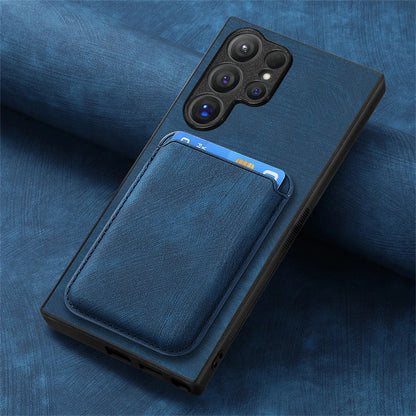Luxury Leather Detachable Magnetic Card Slot Wallet Case For Samsung Galaxy S25 S24 S23 S22 S21 Ultra + Plus FE Shockproof Cover