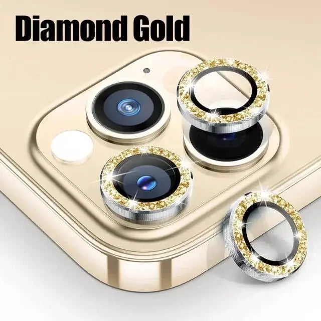 3Pcs Metal Camera Lens Protection For iPhone 16 15 14 13 Plus Pro Max Lens Glass For iPhone 15 14 PM 13 Mini Camera Ring Cover
