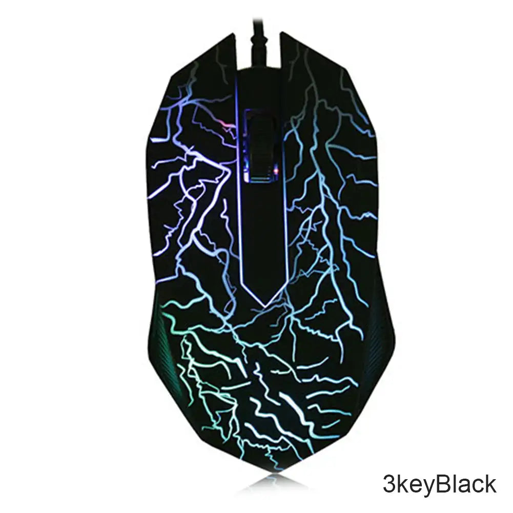 Colorful LED Computer Gaming Mouse Professional Ultra-precise For Dota 2 LOL Gamer Mouse Ergonomic 2400 DPI USB Wired Mouse