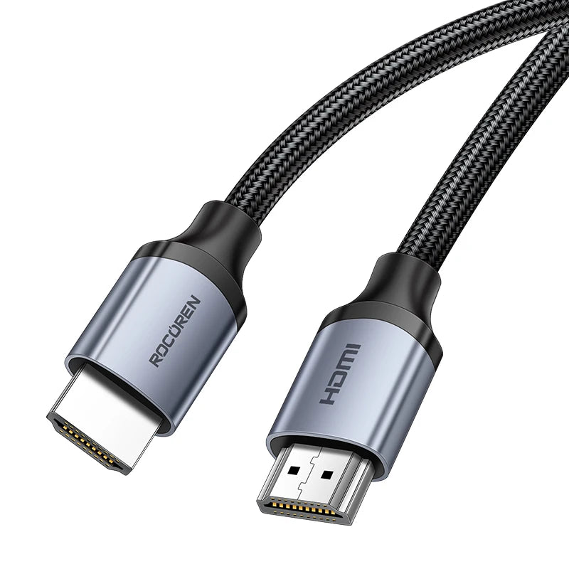 Rocoren 4K HDMI Cable Male to Male HDMI 2.0 Cable High Speed 4K@60HZ 2K@144HZ 18Gbps For PS5/PS4 Xbox Fire TV Compatible with PC