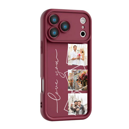 Personalized Custom Multiple Photo Phone Case for iPhone18 17 16 15 14 13 12 11 Pro Max Air Plus Stylish Soft TPU Cover